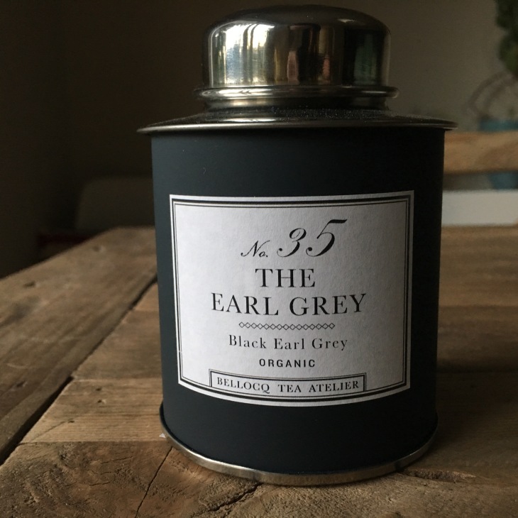 Bellocq tea atelier Earl Grey No 35, silver tea tin